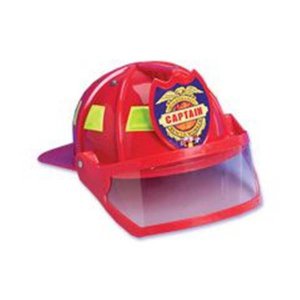 Plastic Fireman Captains Helmet
