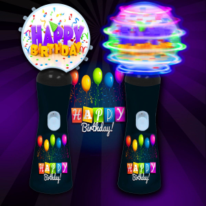 LED Birthday Coin Spinner Wand