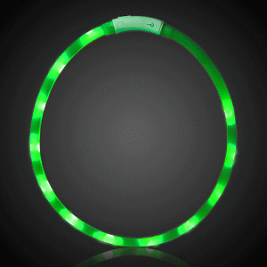 LED Neon Green Rechargeable Necklace