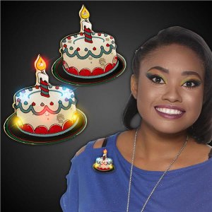 LED Birthday Cake Blinkies (Per 12 pack)
