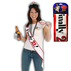 21st Birthday Sash (Per Piece)