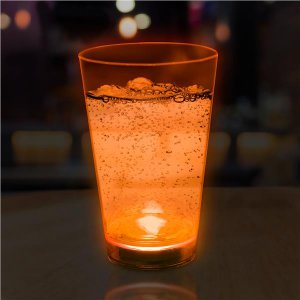 Neon Orange LED Cup 12 oz