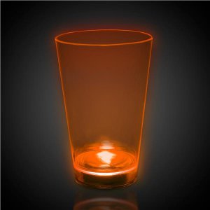 Neon Orange LED Cup 12 oz