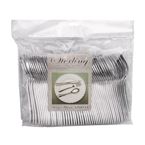 Fabulous Fake Plastic Spoons (Per 50 Pack)