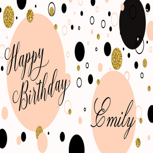 Pink Bubbles Custom Banner - 12 x 24