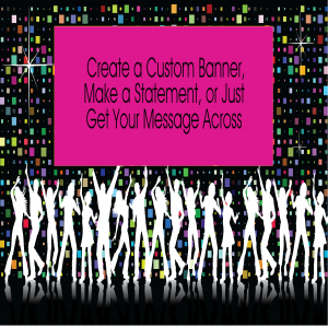 Dance Party Custom Banner - 12 x 24