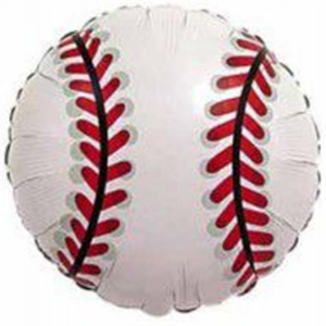 Baseball Metallic 18" Balloon