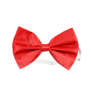 Red Satin Bowtie