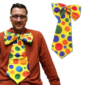 Clown Polka Dot Tie (Per Piece)