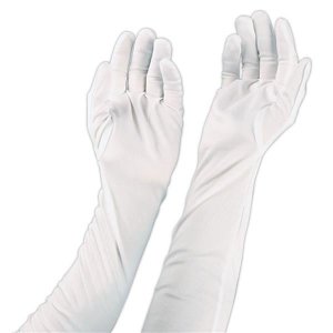 White Elbow Gloves (Per pair)