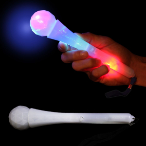 LED White Microphones (Per 12 pack)