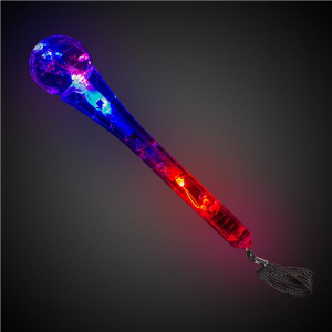 LED Clear Microphones (Per 12 pack)