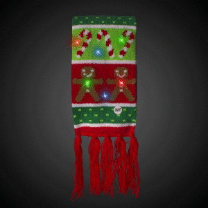 LED Gingerbread Scarf
