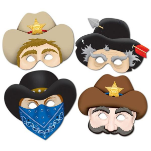 Western Masks (Per 4 pack)