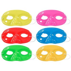 Colorful Half Masks (Per 12 pack)