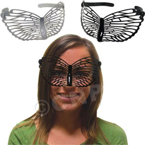 Black & White Butterfly Masks (Per 12 pack) Black & White Butterfly Masks (Per 12 pack)