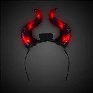 LED Devil Horns Headbopper