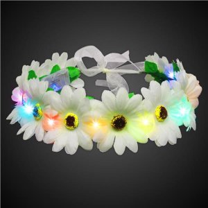 LED Flower Halo Headband
