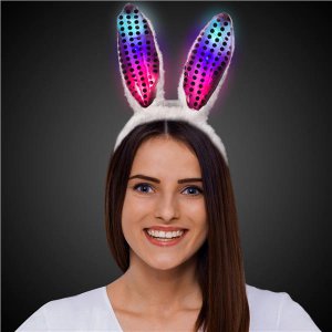 LED Bunny Ears Headband