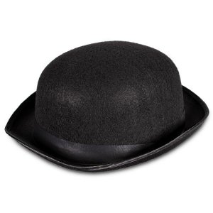Black Felt Derby Hat