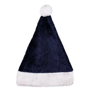 Blue Santa Plush Hat
