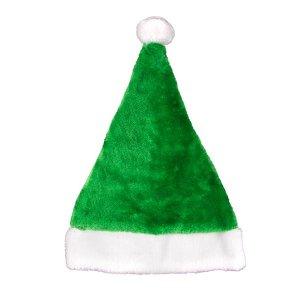 Green Santa Plush Hat
