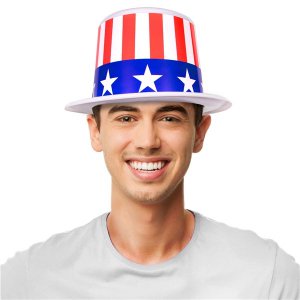 Patriotic Top Hats (Per 12 pack)