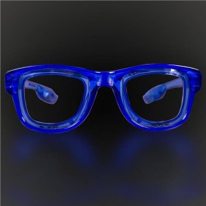 Blue LED Retro Sunglasses