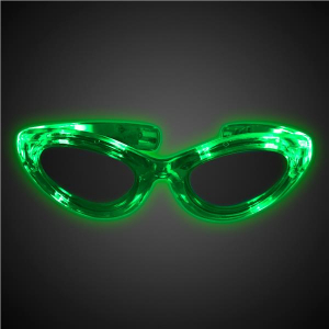 LED Green Sunglasses
