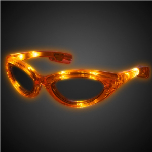 LED Orange Sunglasses