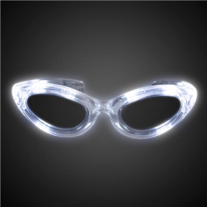 LED White Sunglasses