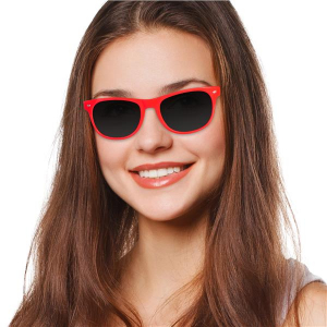 Red Retro Sunglasses (Per 12 pack)