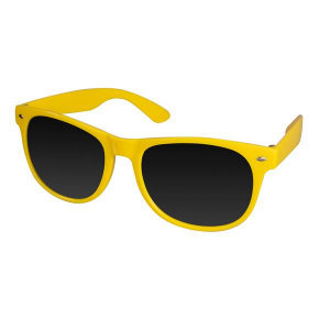 Yellow Retro Sunglasses (Per 12 pack)