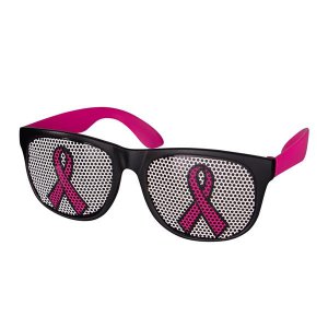 Pink Ribbon Novelty Sunglasses