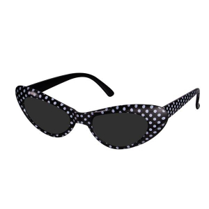 Black Polka Dot Kids' Sunglasses (Per 12 pack)