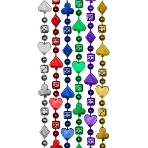 Casino Bead 33"  Necklaces (Per 12 pack)