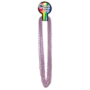 Lavender 33" Bead Necklaces (Per 12 pack)