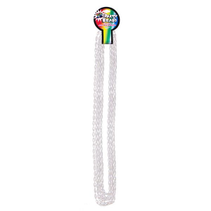 Pearl White 33" Bead Necklaces (Per 12 pack)