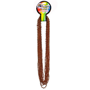 Orange Bead 33" Necklaces (Per 12 pack)