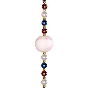 Baseball Bead Necklace