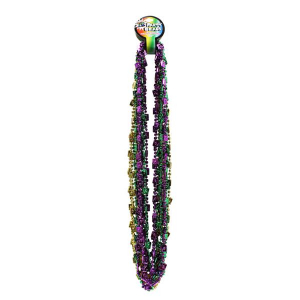 Cards & Dice Bead 48" Necklaces (Per 12 pack)