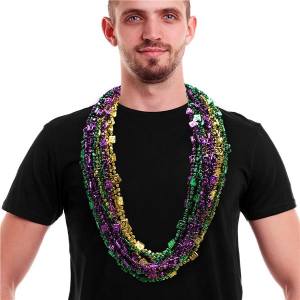 Cards & Dice Bead 48" Necklaces (Per 12 pack)