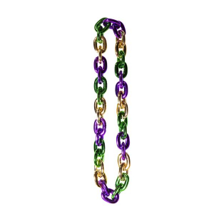 Mardi Gras Jumbo Chain Link Necklace