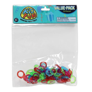 Plastic Rings (Per 72 pack)