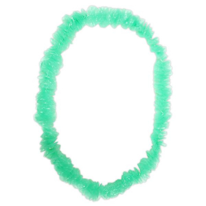Green Plastic Leis (Per 12 pack)