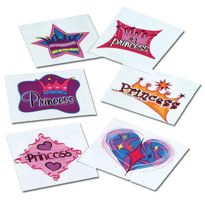 Princess Tattoos (Per 144 pack)