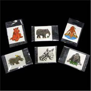 Wild Animal 1 1/2" Tattoos (Per 144 pack)