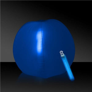 Glow in the Dark 12" Blue Beach Ball