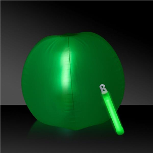Glow in the Dark 12" Green Beach Ball