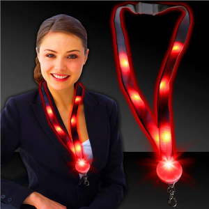 Red LED Lanyard